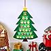 OurWarm Christmas Advent Calendar for Kids, 2022 24 Days Felt Christmas Tree Countdown Calendar Flip Pattern and Number for Home Holiday Christmas Decorations