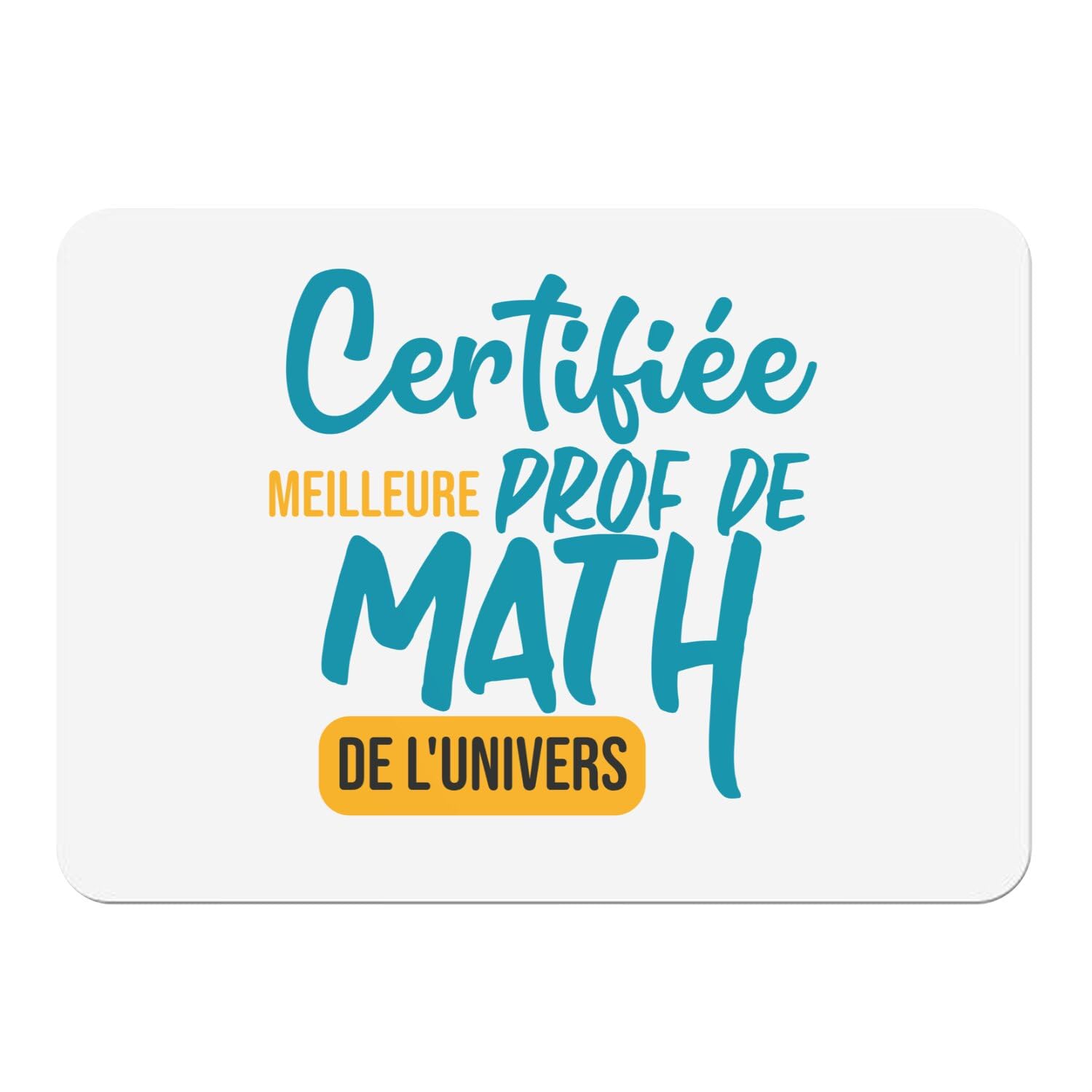 Sets de Table Blancs en Liège : Déco de Repas Thématique Math