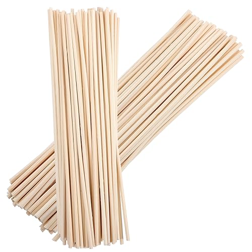CORHAD 100pcs Natural Rattan Aroma Diffuser Sticks Essential Oil Fragrance Wicks for Home Office Spa and Meditation Long Design for Enhanced Scent Release