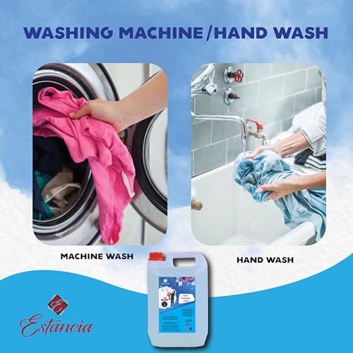 Image of GOVIN WASH Washing machine liquid detergent sky blue+Dish Cleaning Gel green pack of(2)10 L