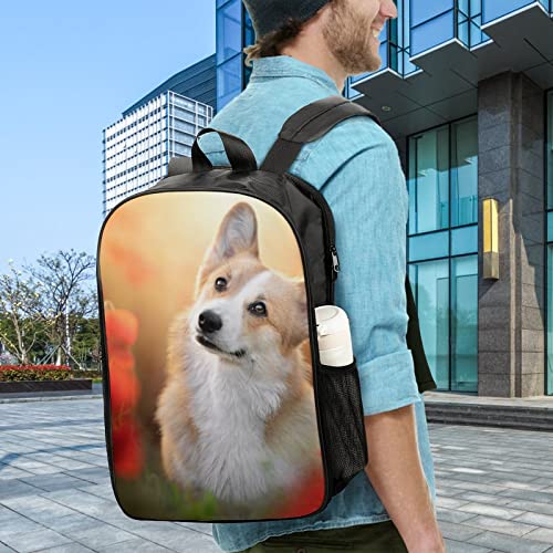Mochila Corgi de moda para llevar material escolar y equipaje de mano útil 6