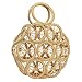 Straw Crossbody Bag for Summer Women Beach Shoulder Top Round Lemon Pattern Tote Handbag (1)