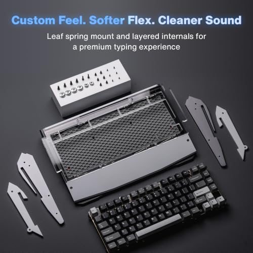 Image of Black Diamond 75 V2 Wireless Mechanical Gaming Keyboard 75% Keyboard White