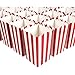 Mini Sacchetti Pop Corn Rosso e Bianco Classici, Confezione da 100 Scatole, 0,6 litri, 14,2 x 8,4 x 8,4 cm