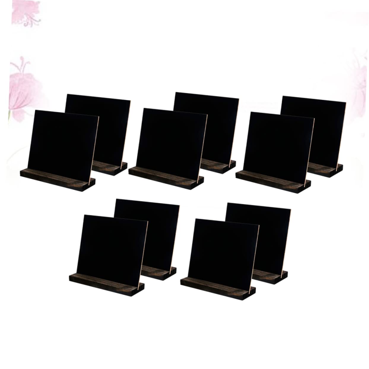 10 Kleiner Tafeln 13x15cm aus Mdf, Schwarz für Tafeldekoration