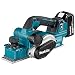 Makita DKP181RTJ Hobel 82 mm + 2 Akkus 18 V Li-Ion 5 Ah + Makpac Koffer