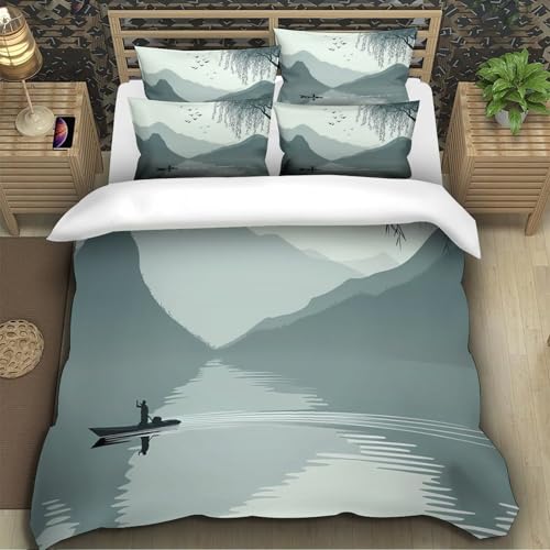 Parure de Lit Luxe Microfibre Ultra Douce Empreintes 3D Double 200x200 - 5