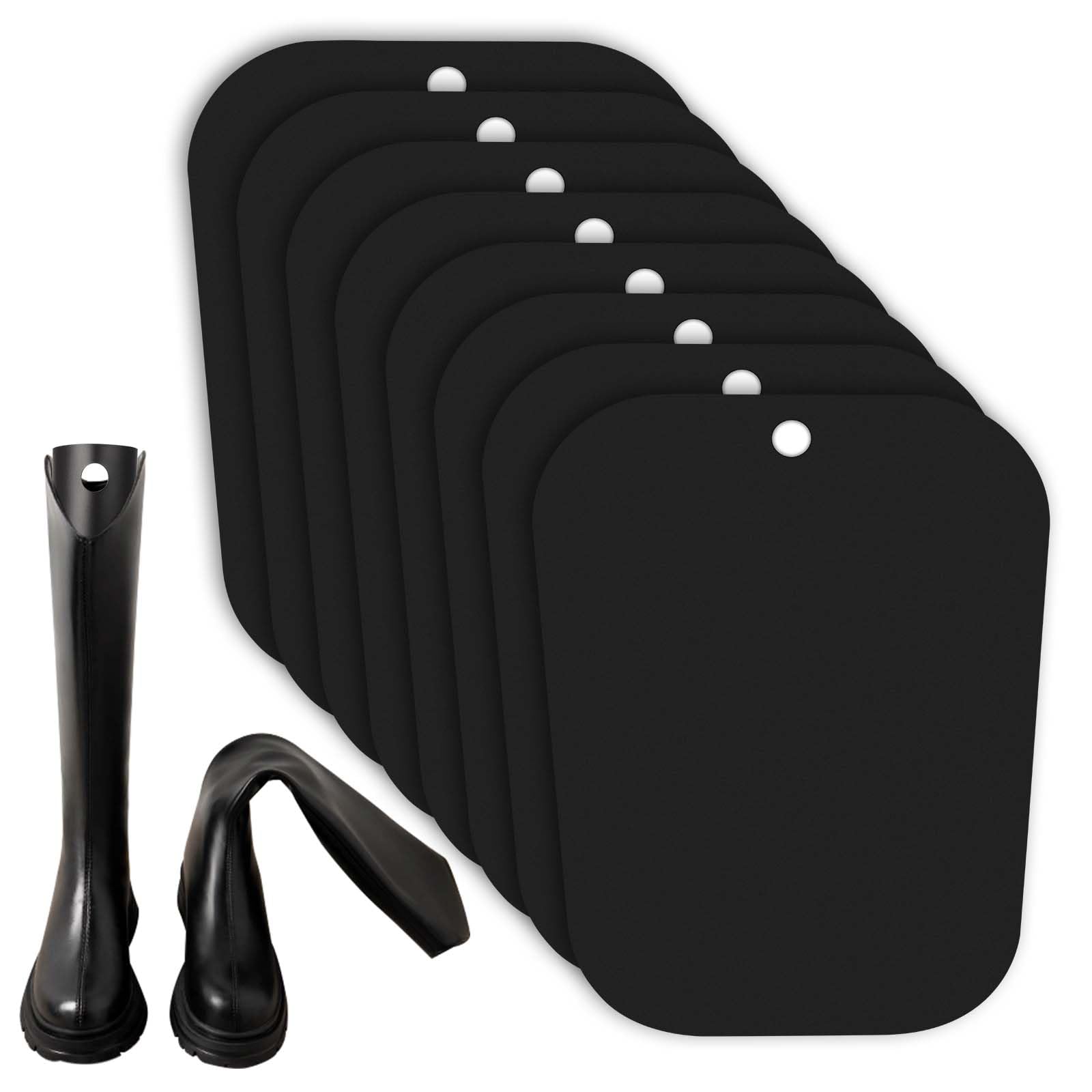 8 piezas de moldeador de botas para mujer, tensor de botas de plástico, soporte alto para botas para hombre y mujer, insertos de forma para botas, soporte y soporte para un agarre óptimo,
