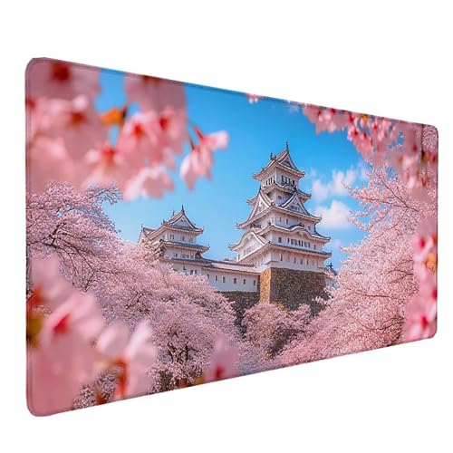 Tapis souris imperméable bords cousus anti-effilochage grand sous main anti-glisse
