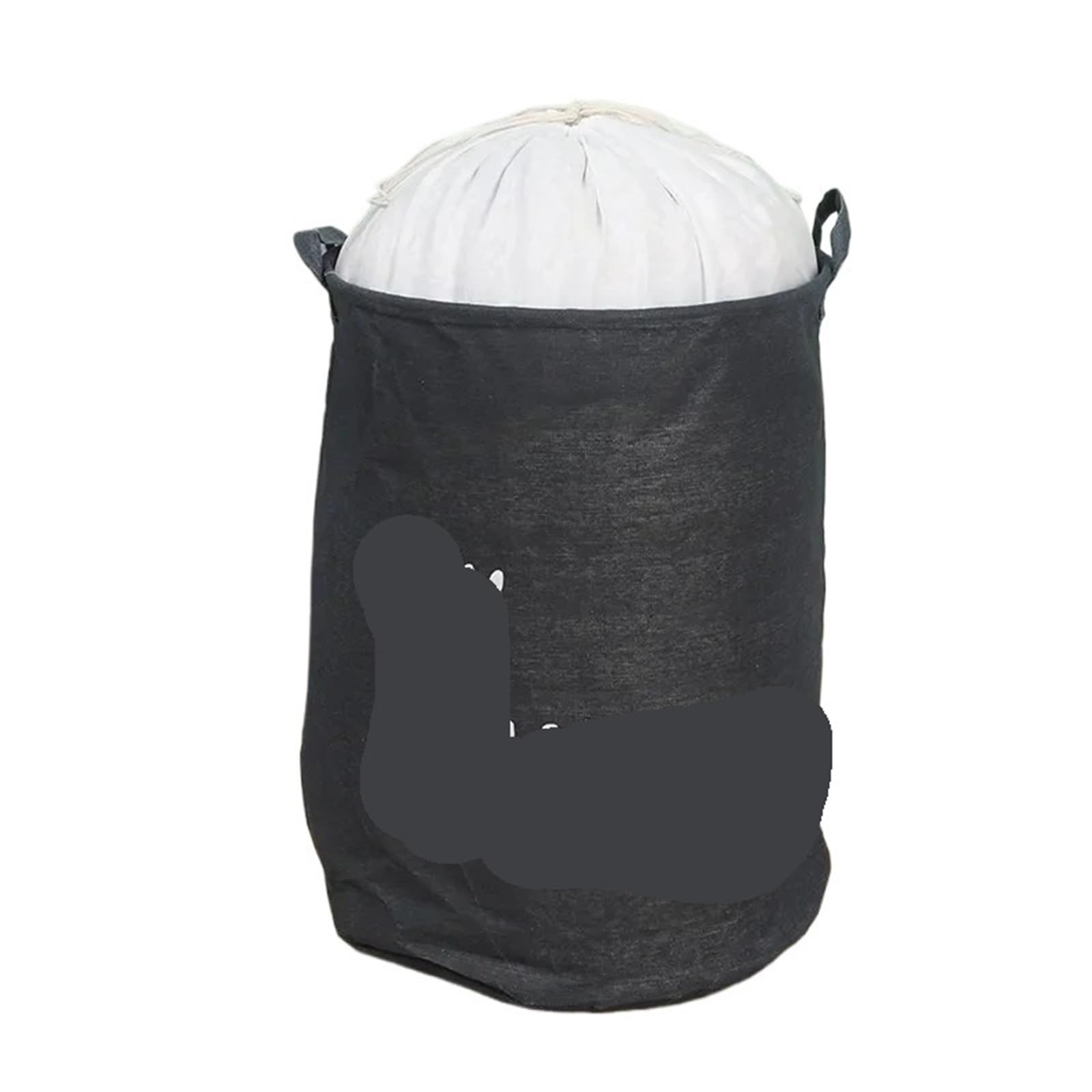 Cotton And Linen Laundry Basket Household Foldable For Bedroom(Color1)