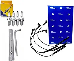 Kit Cabos E Velas Logan Sandero Clio Kangoo 1.0 16v + Chave