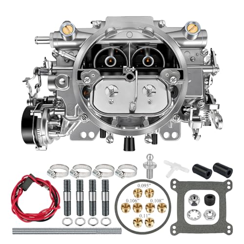 Trucktok 1406 Carburetor Replacement for Performer 600 CFM 4 Barrel Carburetor Square Bore AFB-style Air Valve Secondary Silverado Corvette Mustang Mercury GMC Pickup Truck Carb (Electric Choke)