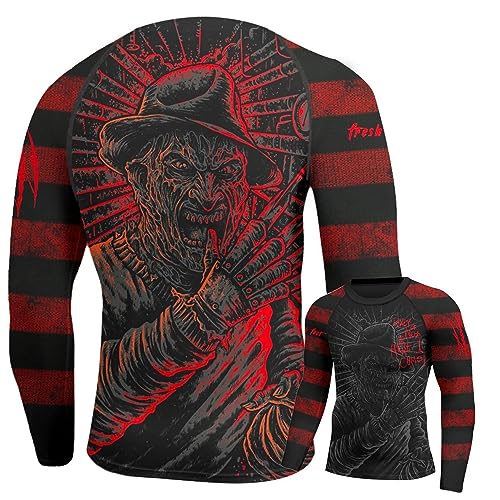 スポーツ・フィットネス Everyday Half Guard Destruction Jason H Men's Rash Guard Shirts Super Lightweight Fabric, BJJ Rash Guards