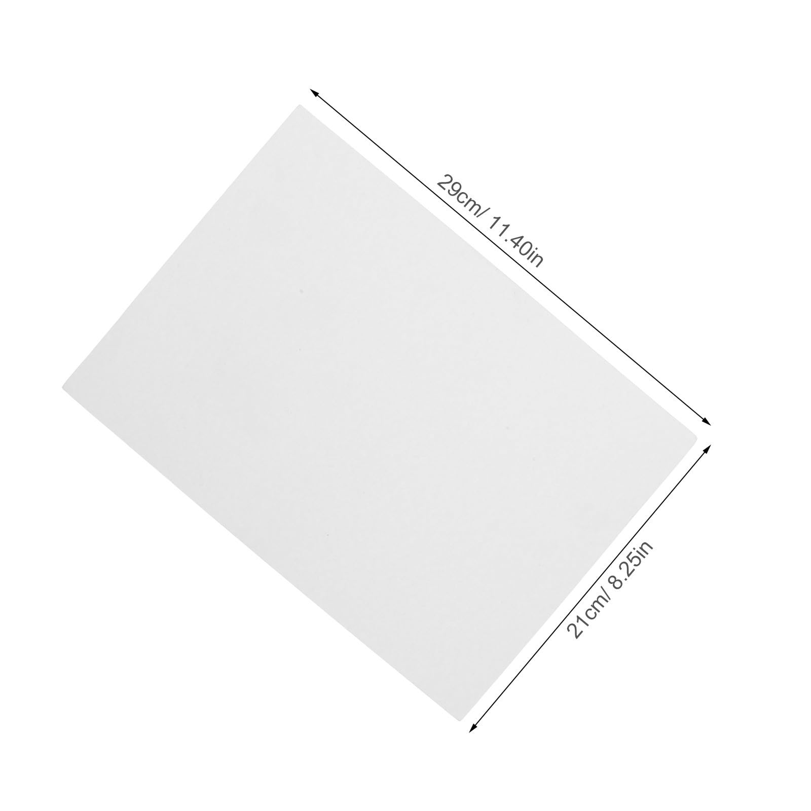 Toddmomy 100 Stück Hemdfutterbrett aus Weißem Papier 210x290mm zum Organisieren und Verpacken von T shirts mit Anti Falten Design und Stabiler Kartonqualität