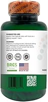 Vista 3 de H4U Calcio Magnesio Zinc D3 Suplemento de 120 cápsulas blandas Calcio 10000 mcg, magnesio 10000 mcg, zinc 2000 mcg, vitamina D3 100 mcg Sin OMG