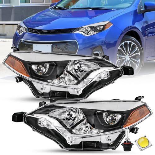 Image of SOCKIR Projector LED Headlight Assembly Fit for 2014-2016 Toyota Corolla OE
