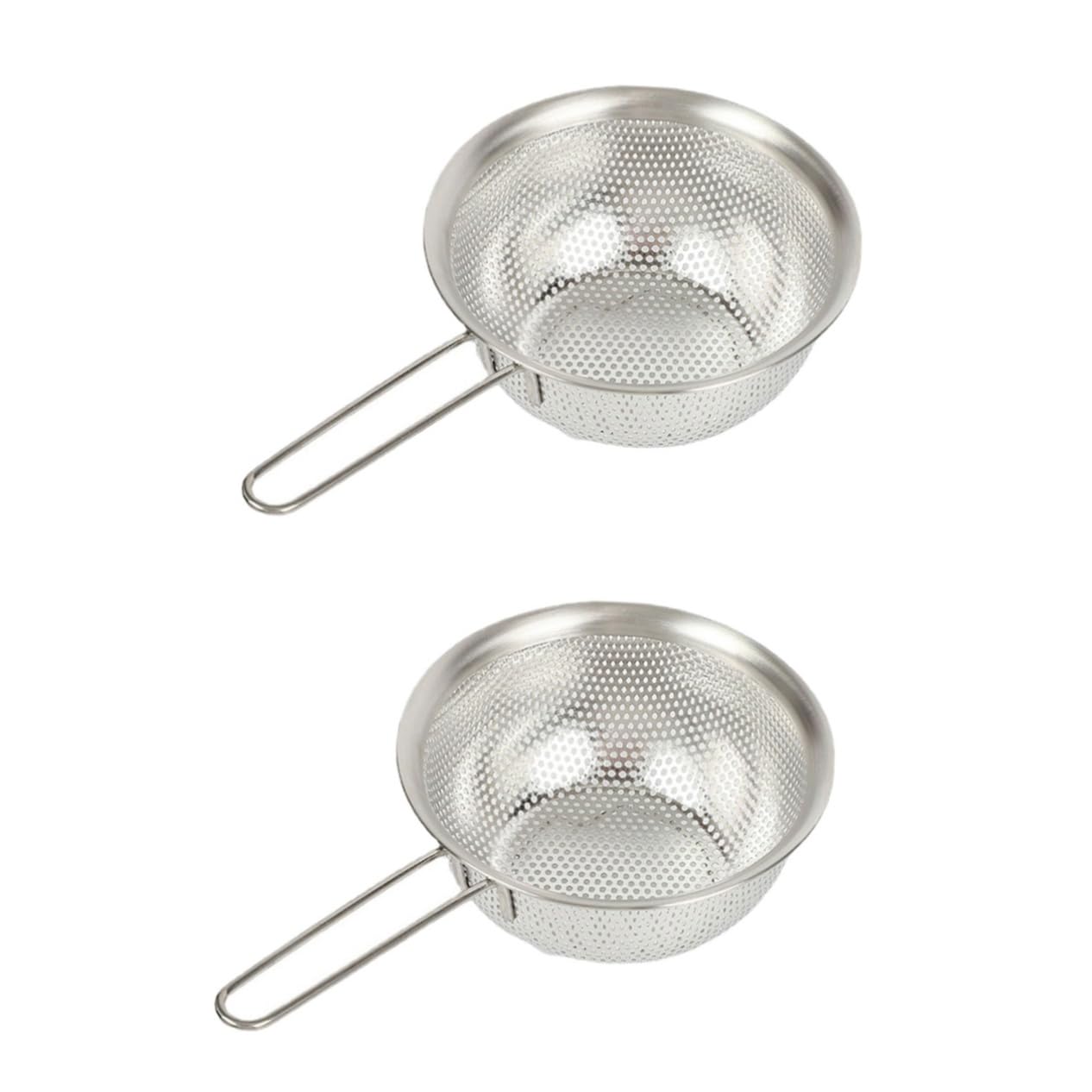 Amosfun 2 Piezas canasta de drenaje de arroz limpiador de arroz colador de lavadora de arroz te drain basket cesta verduras coladores de malla para cocina cesta de frutas de cocina Silver