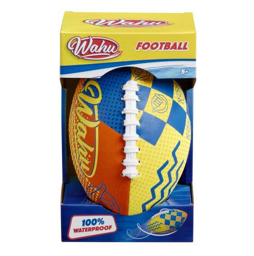 Wahu 100% Waterproof Beach Football with Real Laces for in and Out of Water Play, 9