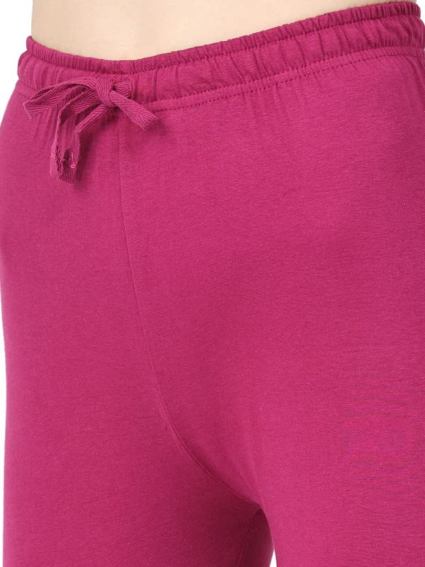 Image of Robinbosky Cotton Churidhar Leggings for Women - Stylish, Stretchable & Flattering Fit for All-Day Comfort