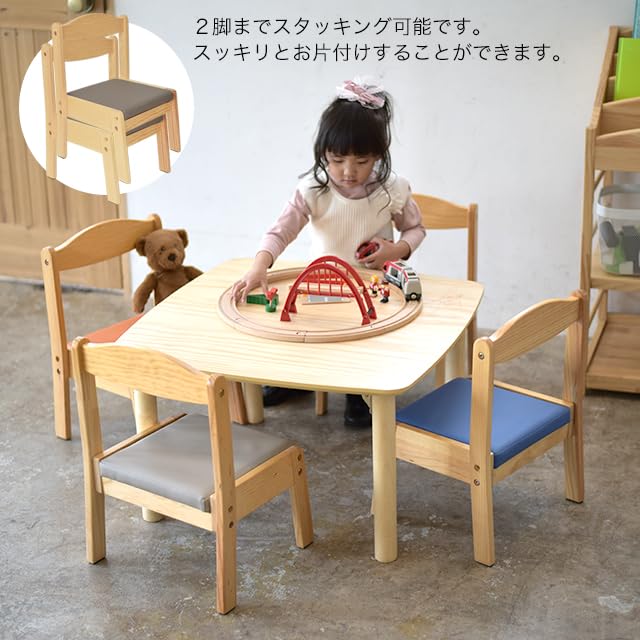 Amazon.co.jp: 【高さ調節可能】 キッズチェア 木製チェア 木製