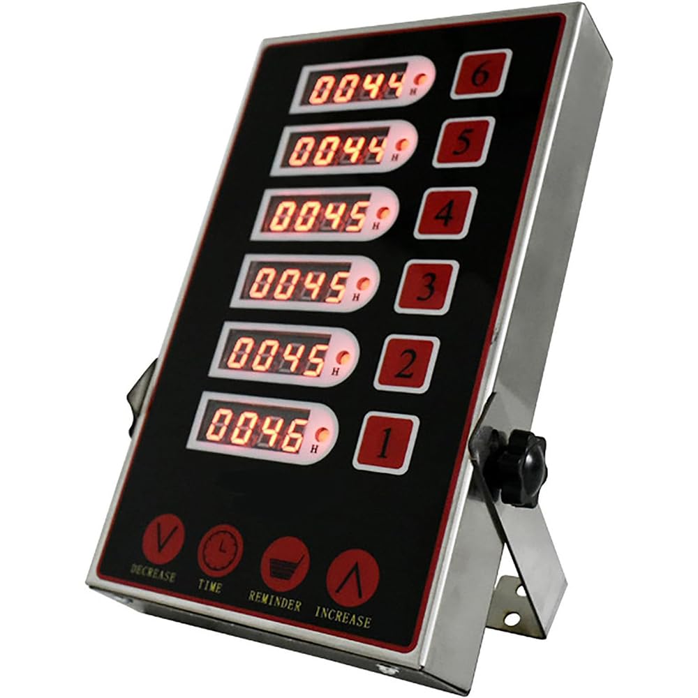 Kommerzieller digitaler Kochtimer, wasserdichtes Panel mit LED-Anzeige, Edelstahlgehäuse für Küche, Bäckereien, Fast-Food-Restaurants
