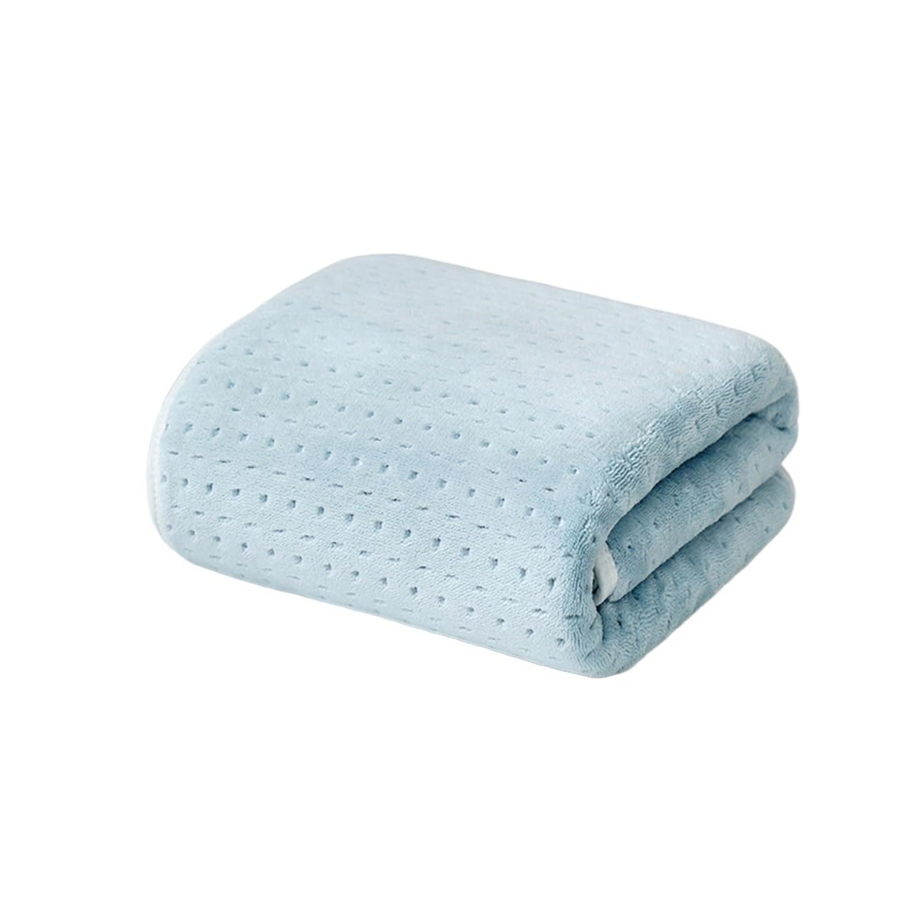 Serviette de bain en velours corail douce et épaisse de qualité hôtel 70x140cm