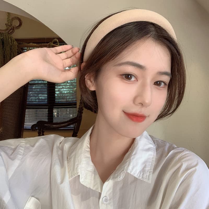 Miniatura 5 de fenshine Diadema para mujer, 4 diademas anchas antideslizantes a la moda para mujeres y niñas, bandas gruesas para la cabeza para mujer, accesorios