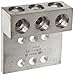 Morris Products 90860 Mechanical Lug, Three Conductors, Two and Four Hole Mount, Aluminum, 750 AWG, 750mcm - 300mcm Wire Range