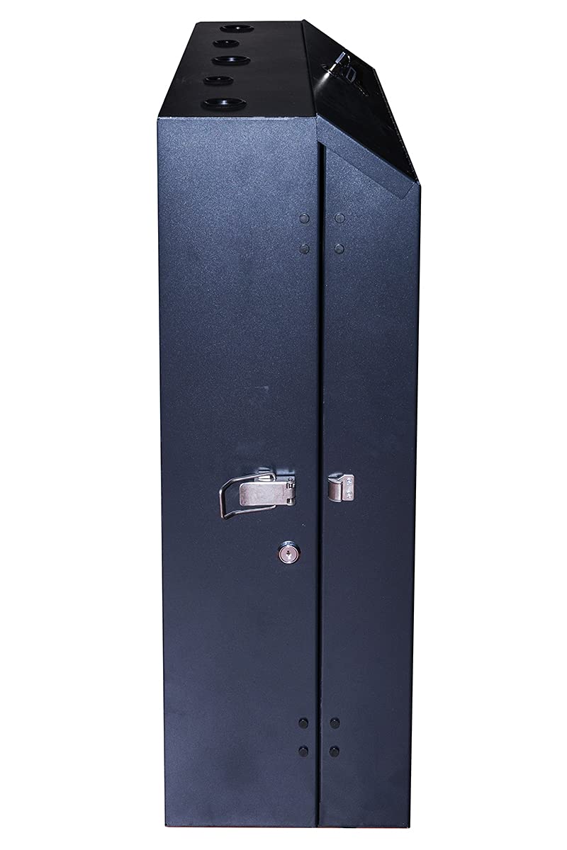 Link Armadio Rack 19" da Muro Verticale 5U, Misure mm 650X730X248 Colore Nero per Server Profondi Fino a 58 Cm