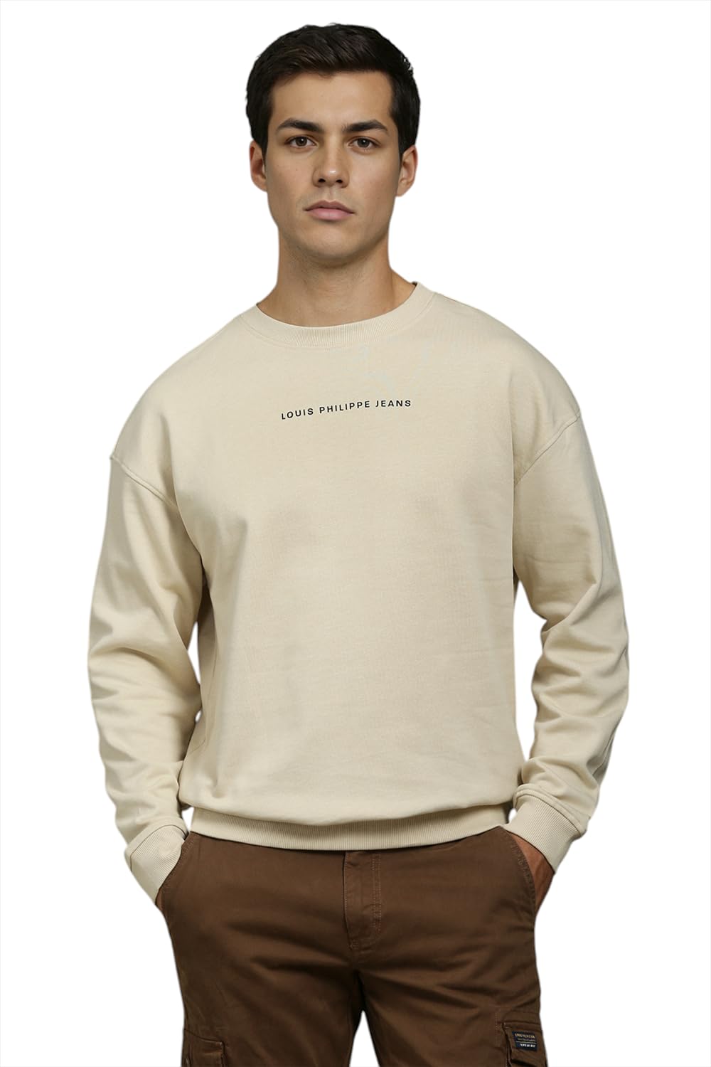 louis philippe Men's Cotton Round Neck Sweatshirt-picture-23