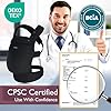 Momcozy Baby Carrier - Ergonomic, Cozy and Lightweight Carrier for 7-44lbs, Effortless to Put On, Ideal for Hands-Free Parenting, Enhanced Lumbar Support, Purehug for Infant to Toddler, Black #2
