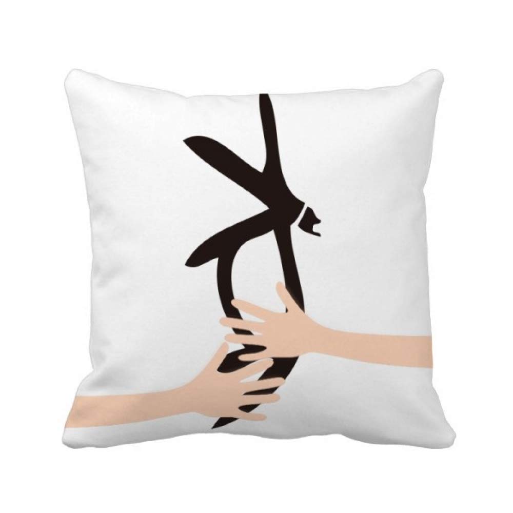 Coussin de zodiaque chinois taie d'oreiller de lecture pour canapé