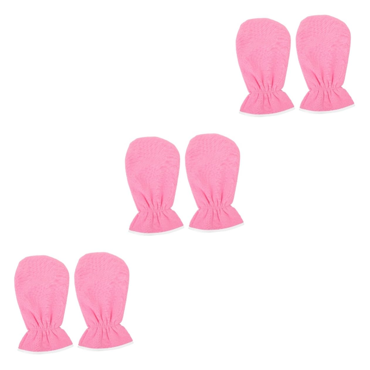 POPETPOP 3 Pairs Essential Oil Skin Care Gloves Hand Spa Gloves Moisturizing and Exfoliating Mitts