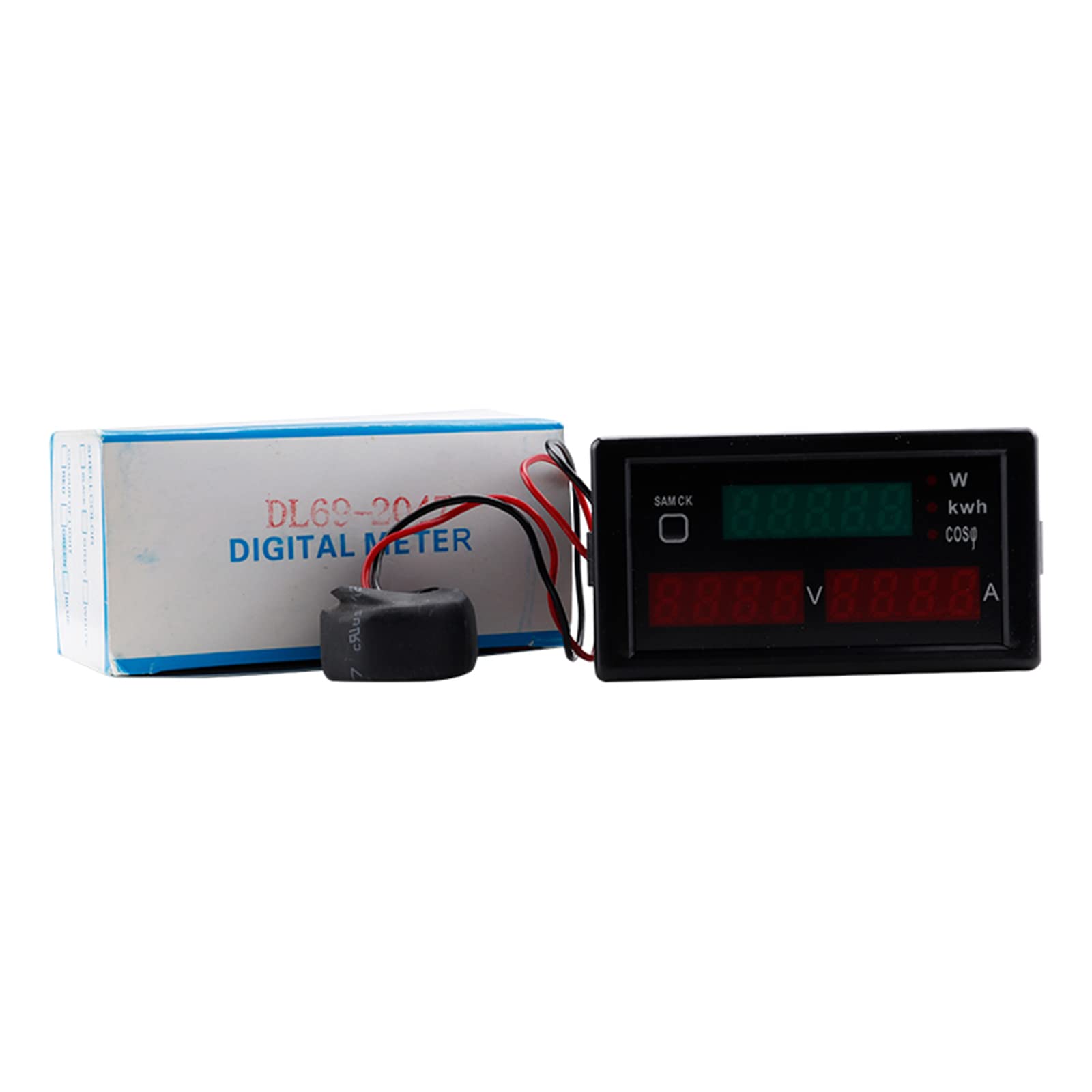 AC80-300V / 200-450V 0-100A 0-99999KwH Digital Voltmeter Ammeter Wattmeter Multimeter Voltage Current Power Tester Meter Detector