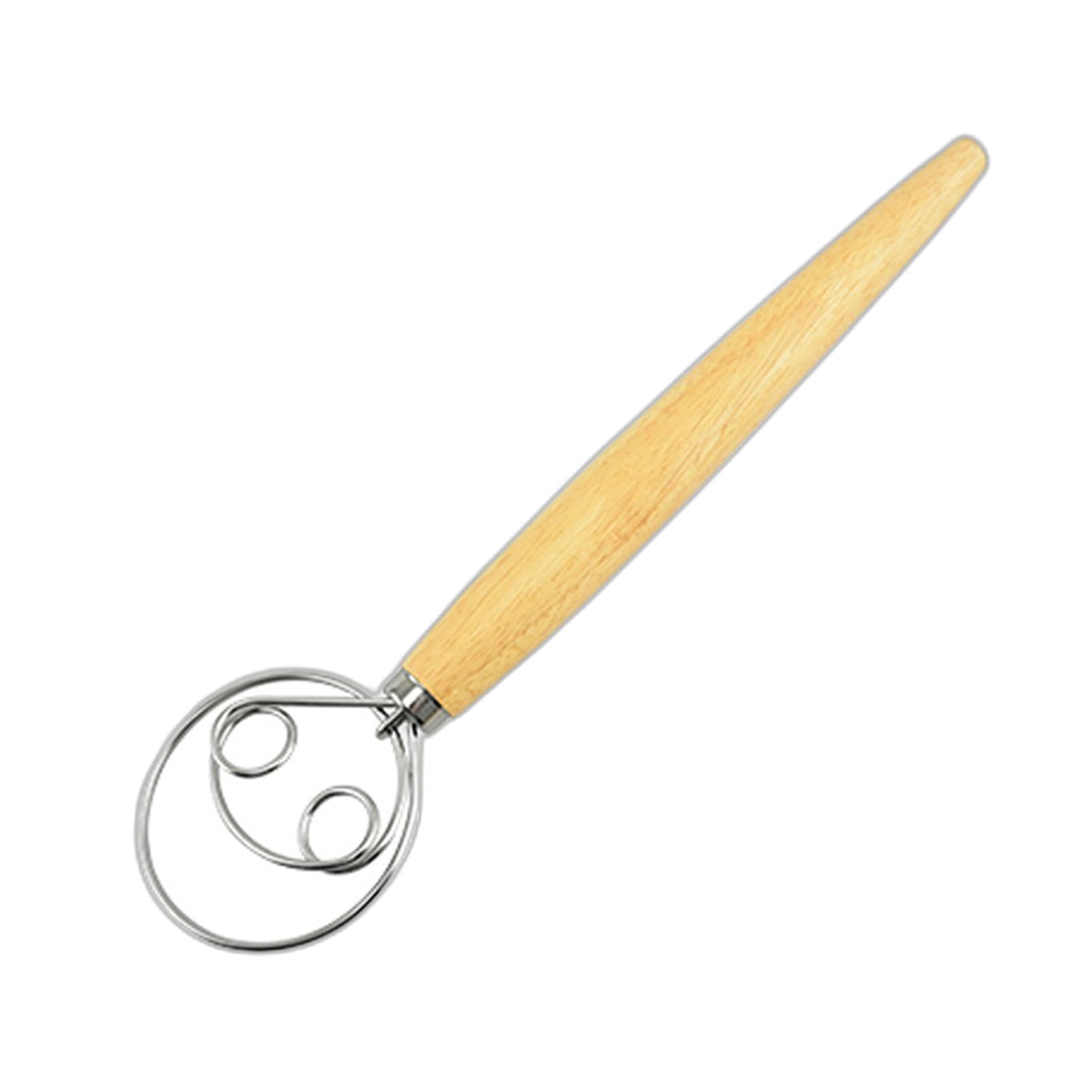 Mann Mart™ Danish Dough Whisk & Egg Mixer with Oak Handle ââ‚¬â€œ Stainless Steel Baking Tool for Cakes, Bread, & Pastries ââ‚¬â€œ Easy Clean, Ergonomic Design-image-18