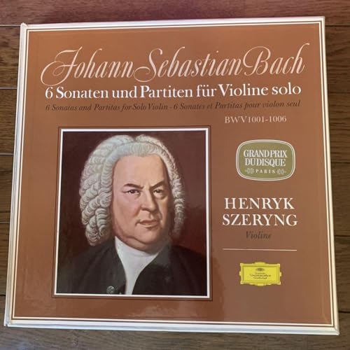 シェリング:バッハ無伴奏ヴァイオリンソナタ&パルティータ（全曲）1973年独盤のサムネイル