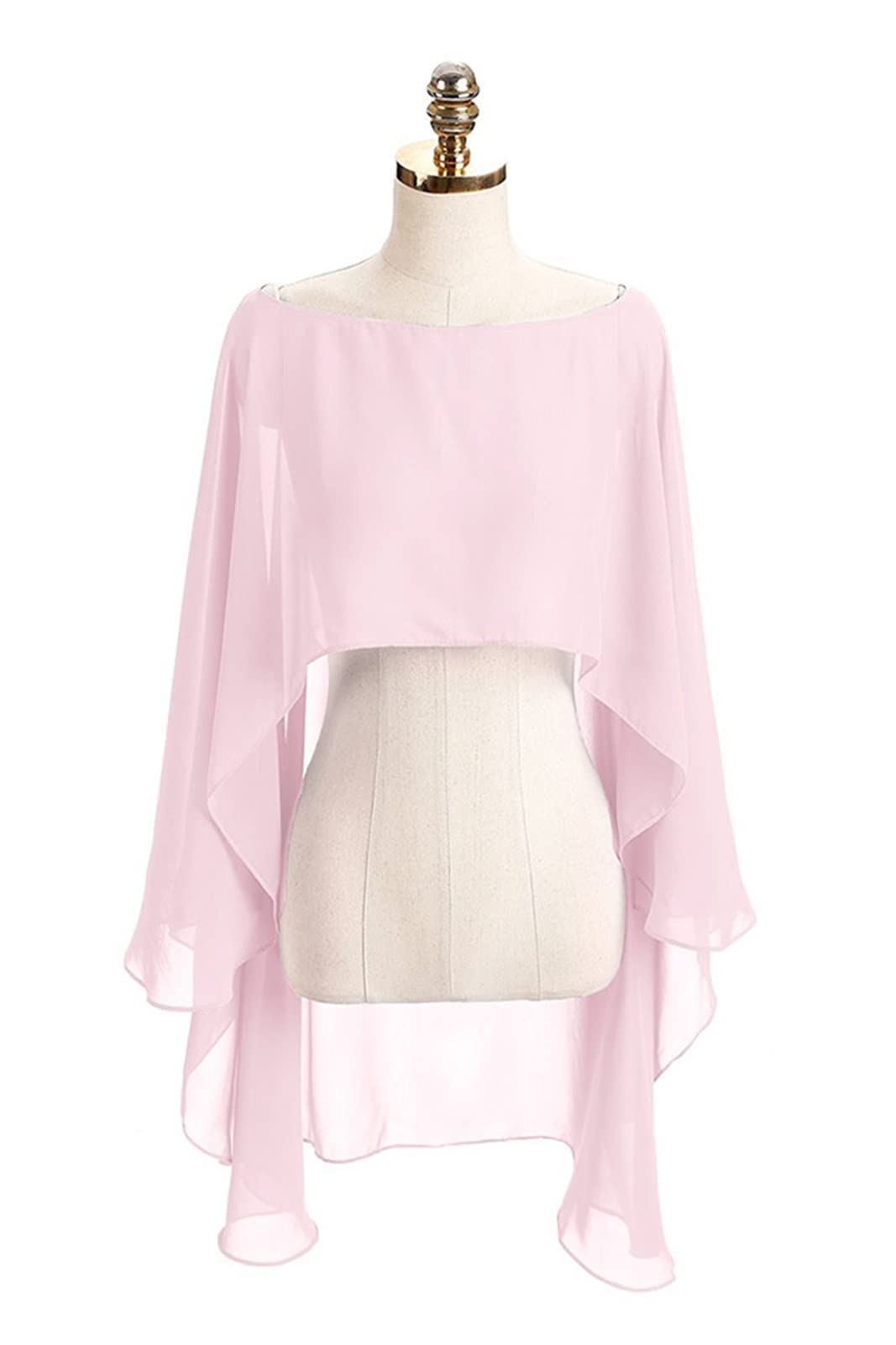 ZZSRJ Veste de Mariage du Cape de Mariage Doux de Femme (Color : Pink, Taille : One Size)