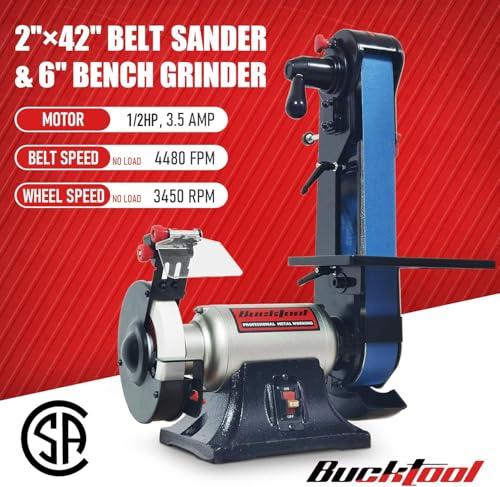 Bucktool 2x42 Combo Grinder