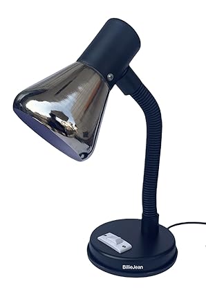 BillieJean Matte Black Table Lamp, Pack of 1