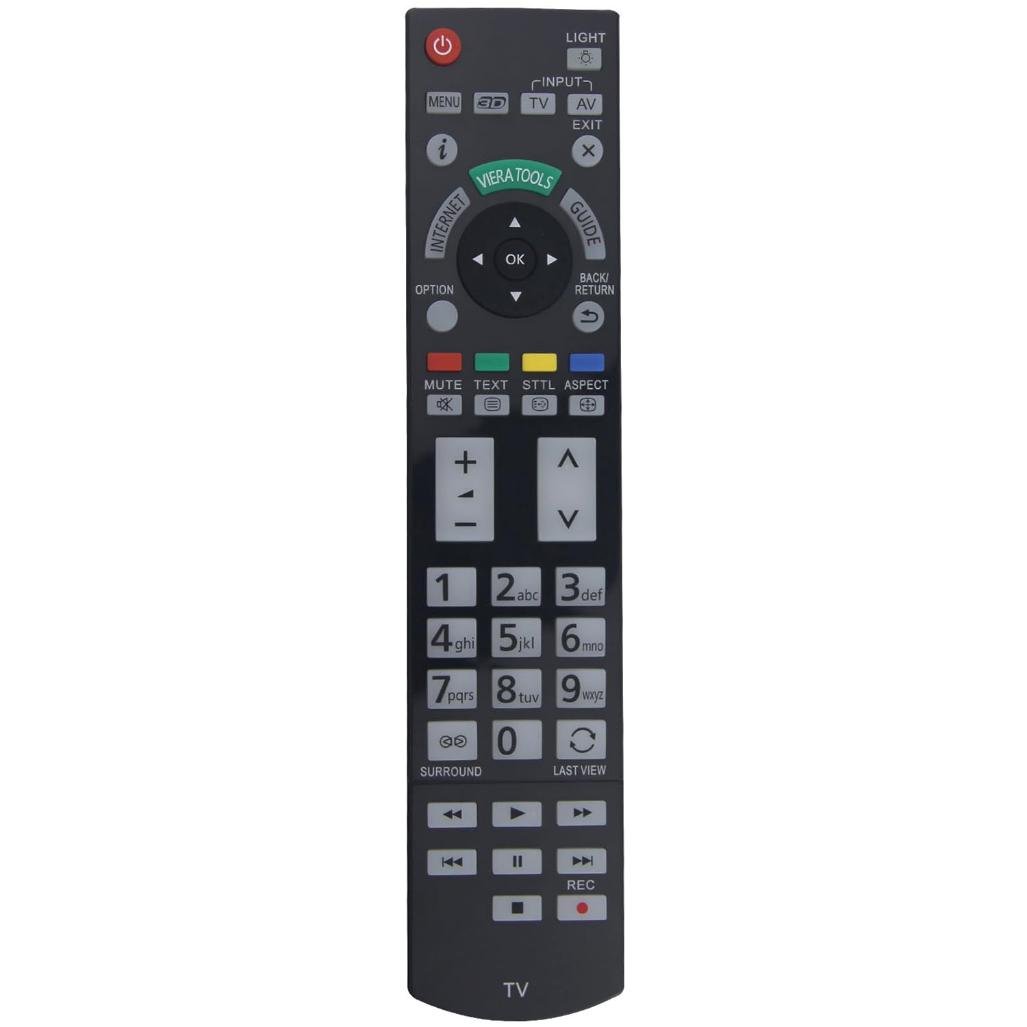 Amazon | N2QAYB000715 リモコン 交換用 パナソニック LED-LCD 3D