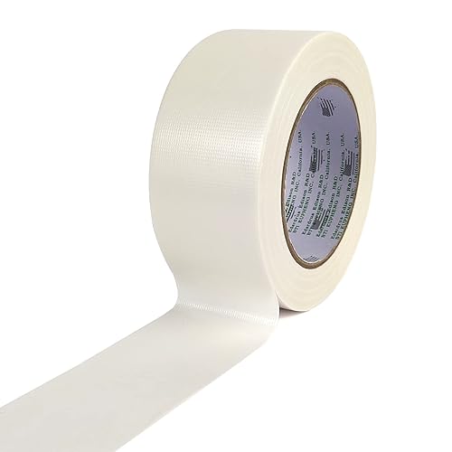 Cinta adhesiva blanca de colores, 6 paquetes de colores surtidos de alta calidad, 1 pulgada, 2 pulgadas por 30 yardas, cinta adhesiva de colores