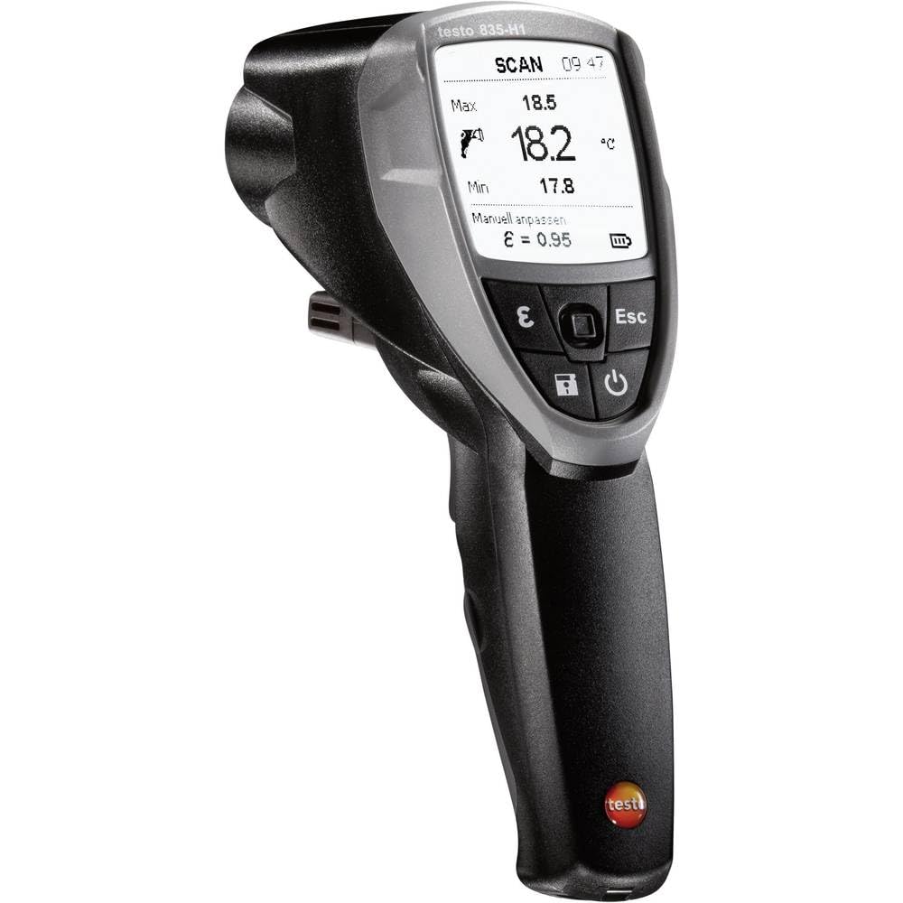Testo 835-H1 Infrarot Thermometer, -30 °C 50:1, bis 600 °C, ±1.5 °C, ±1 °C, ±2.5 °C, Celsius