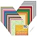 HTVRONT HTV Heat Transfer Vinyl Bundle, 90 Pack 12