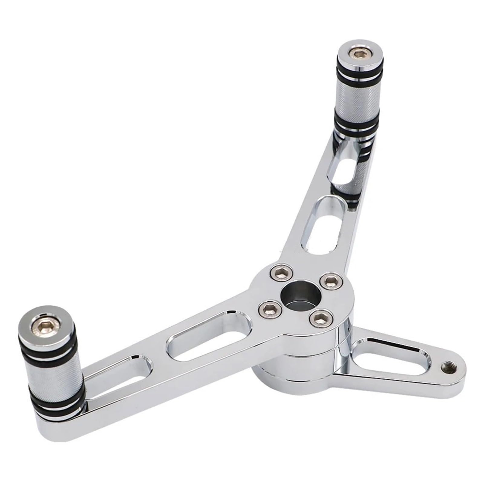 ASHCOUZ Pedale del cambio Leva del Cambio Pieghevole per Per per Sportster XL Iron 883 1200 Custom Low Forty-Eight Ricambi per Leve cambio Para controllo avanzato tallone e della punta(A Black)