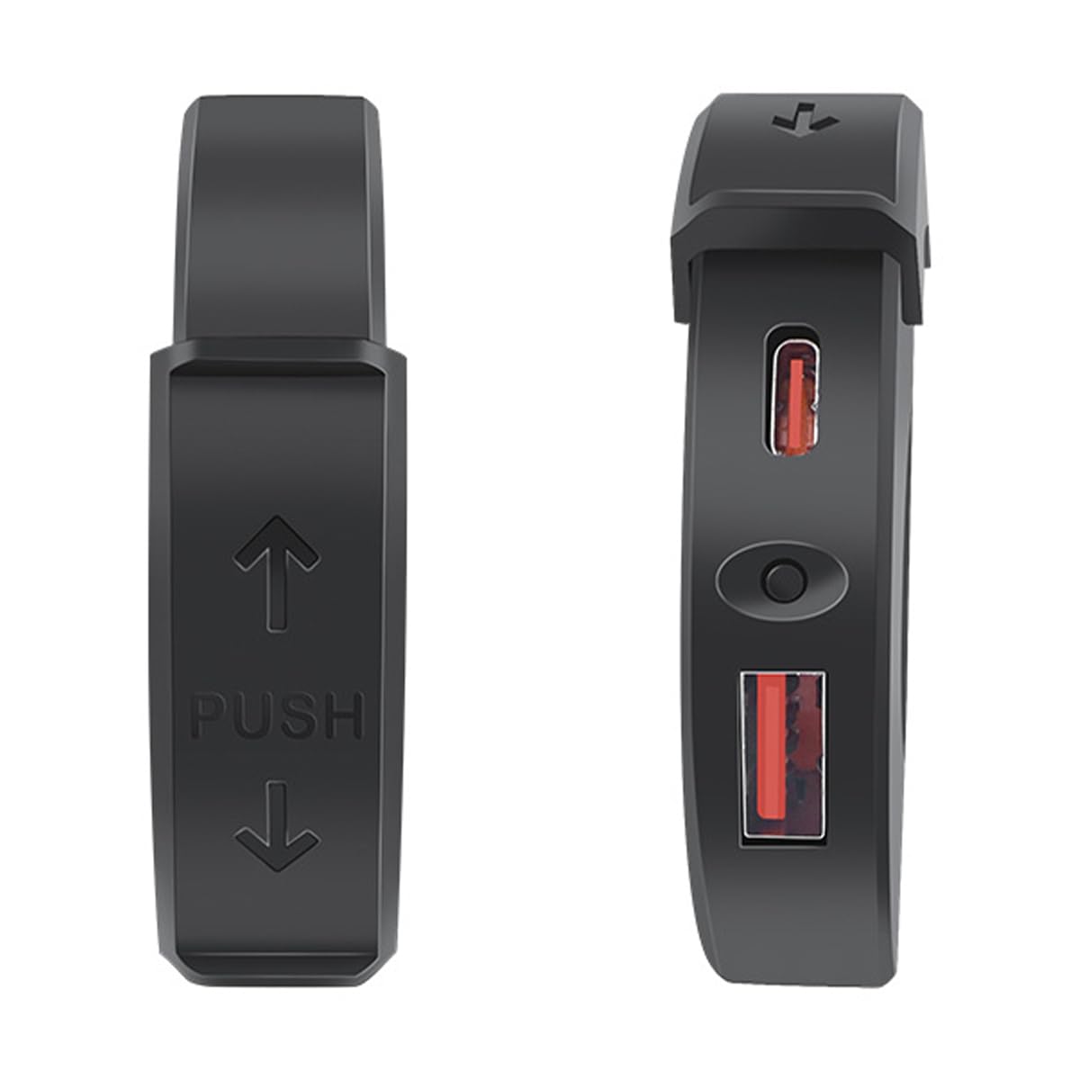 Sarini Caricabatterie per Moto 48W QC3.0 USB A e PD Tipo C Presa di Ricarica Rapida Doppia Impermeabile per Moto 12V 24V 1 pz