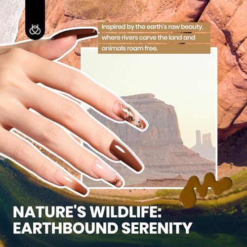 Image of Beetles Gel Nail Kit, Mystic Wonderland Gel Polish Set, 36 Colors Burgundy Brown Orange Red Polish Kit with Base Coat Glossy Matte & Glitter Top Coat Soak Off UV Led Nails Gifts for Women