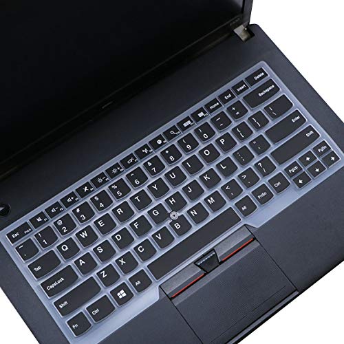 Image of Keyboard Cover for 14 inch Lenovo Thinkpad T14 Gen 2 /1, E14 Gen 4 /3 /2, T14s Gen 3 /2 /1, L14 Gen 3 /2, Thinkpad T490 T495 T480 T480S T470, ThinkPad P14s, X1 Carbon 8th /7th /6th, Thinkpad X1 Extreme Gen 1 2 3