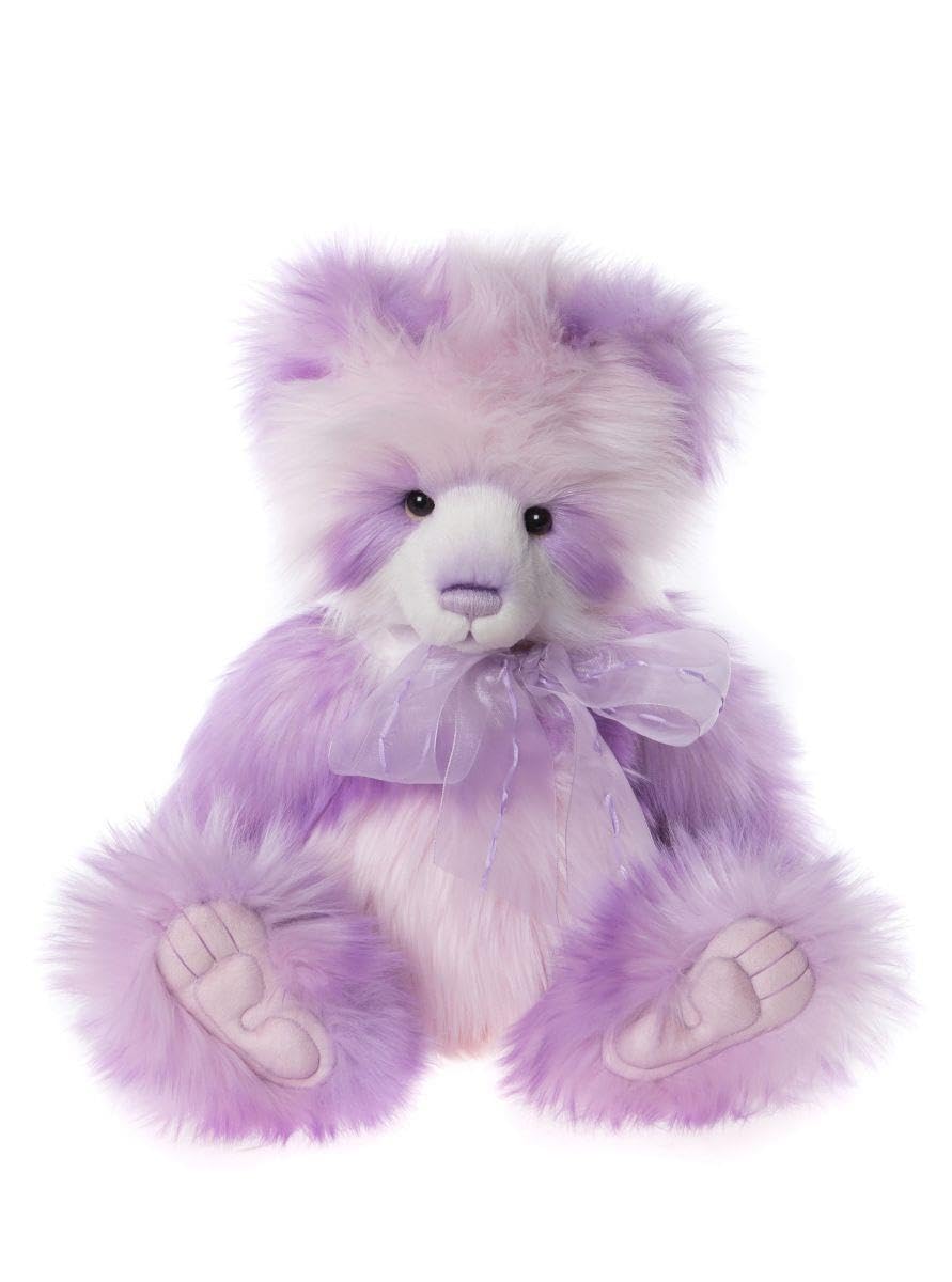 Charlie Bears 2023 Annette Beautiful Pink Plush Panda Teddy Bear Fluffy Collectable Stuffed Toy