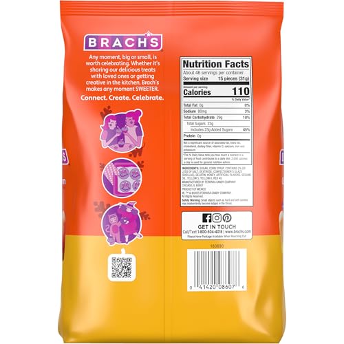 Brach's Classic Candy Corn, paquete de 2, 50 onzas cada uno miniatura 5