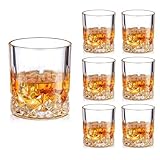 Tucorresi Juego de 6 Vasos de Whisky, Whiskey Rocks Vasos Antiguos, Vasos de Barra sin Plomo, Regalos para Hombres, 11...